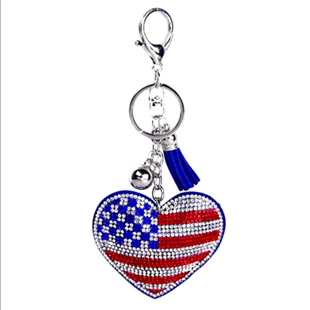 Cute charm or keychain patriotic